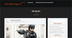 Desktop Screenshot of comingthrough.se