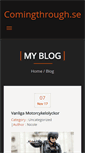 Mobile Screenshot of comingthrough.se